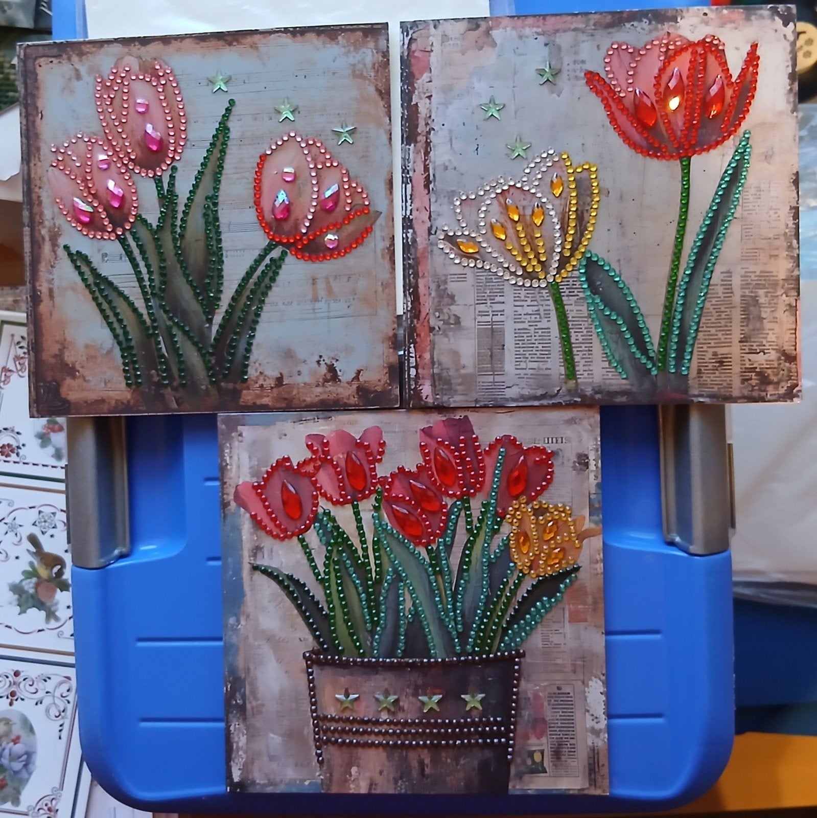 119 diamond painting wenskaarten, Ophalen of Verzenden, Nieuw, Overige thema's