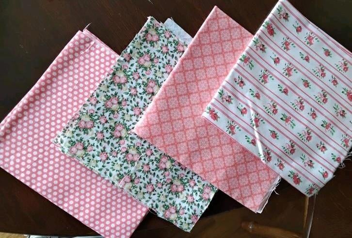 Setje stofjes quilten deco Craft, Overige kleuren, Nieuw, Ophalen of Verzenden, 30 tot 120 cm