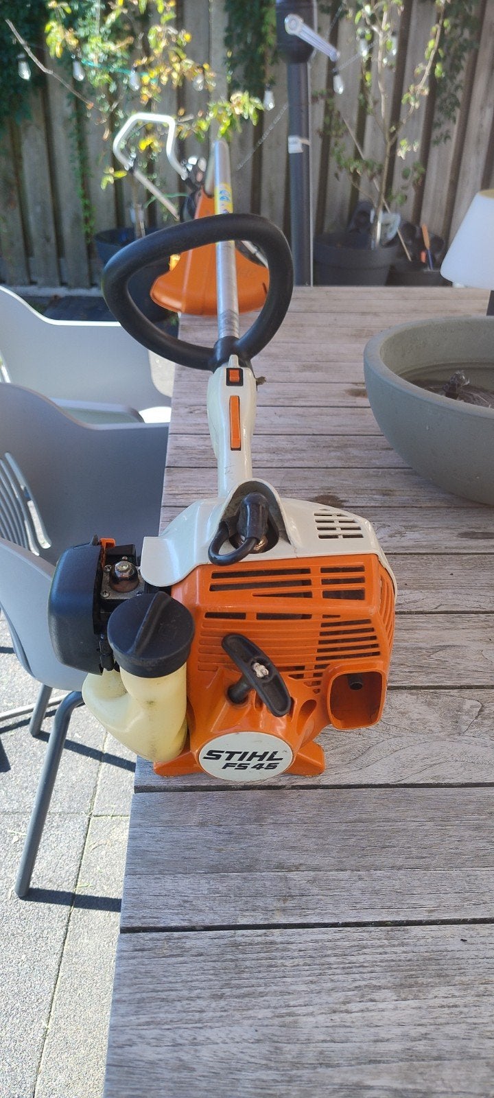 Stihl FS45 kantenmaaier - Benzine grastrimmer, Tuin en Terras, Grastrimmers, Ophalen, Gebruikt, 30 tot 50 cm, Stihl