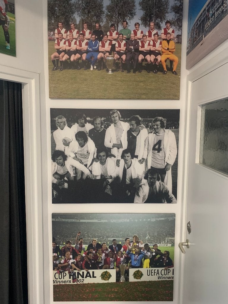 feyenoord 1970, 1974 en 2002 op Canvas, Verzamelen, Ophalen, Nieuw, Feyenoord, Poster, Plaatje of Sticker