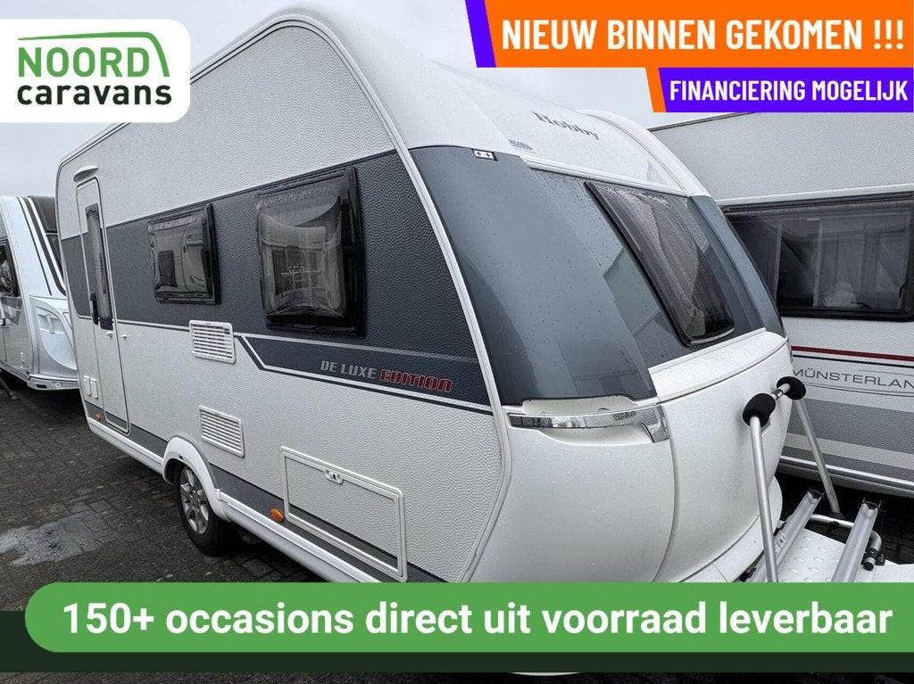 Hobby 440 SF DE LUXE ED., DWARSBED, TREINZIT, VOORTENT,MOVER, Caravans en Kamperen, Caravans, Mover, Hobby, Bedrijf, Treinzit