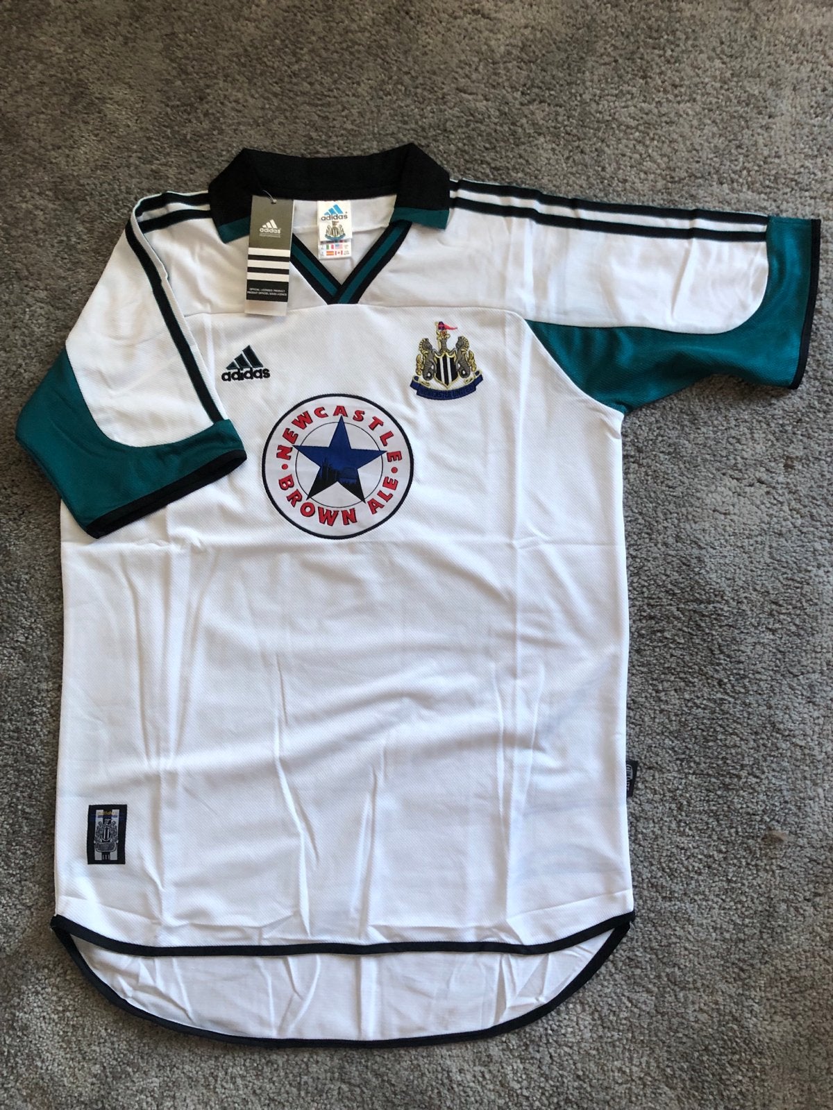 uitshirt Newcastle United 1999-2000 Adidas retro - Nieuw, Maat L, Ophalen of Verzenden, Nieuw, Shirt