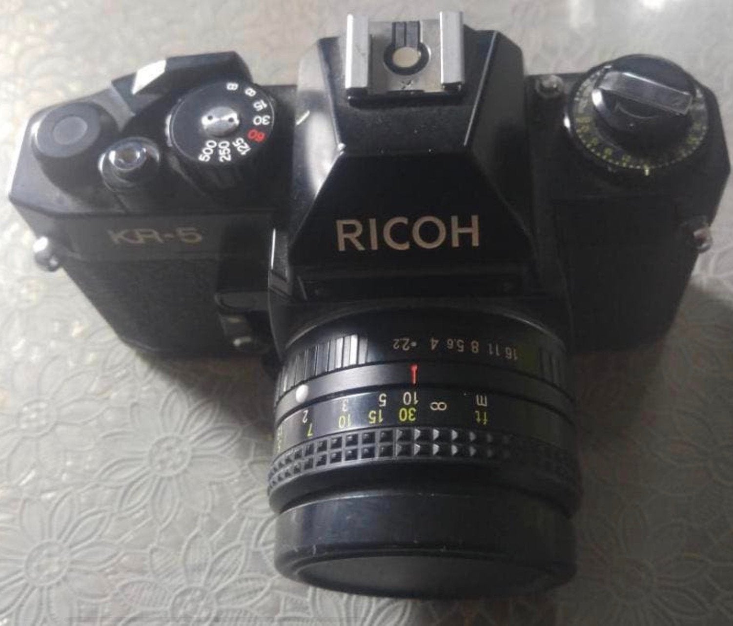 Ricoh kr-5 klassieke fotocamera, Audio, Tv en Foto, Ophalen of Verzenden, Gebruikt, Spiegelreflex, Overige Merken