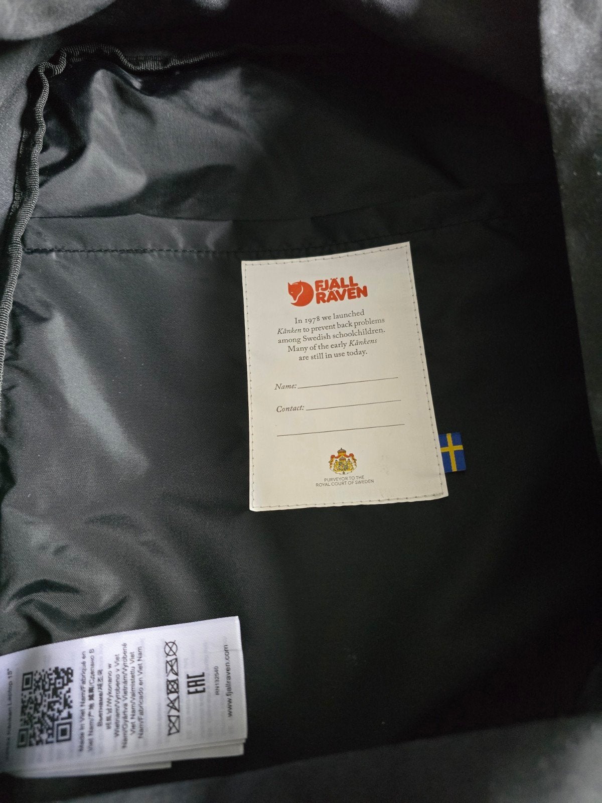 Fjallraven Kanken laptoprugzak 15 inch, Overige merken, Gebruikt, 25 tot 40 cm, Ophalen of Verzenden