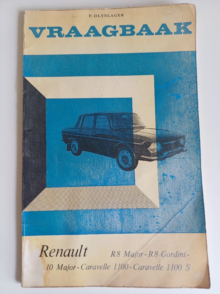 Renault R8/10/Caravelle Vraagbaak - Olyslager, Ophalen of Verzenden
