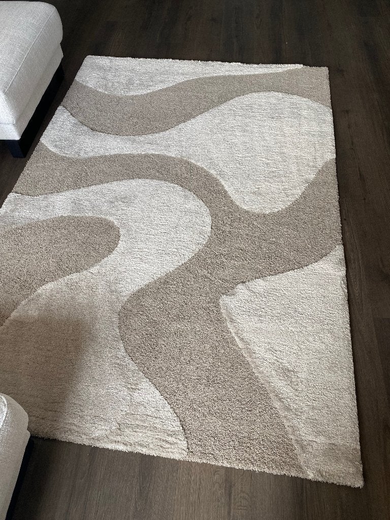 Tapijt 160x230 (nieuw) Pronto Wonen - taupe beige japandi, Huis en Inrichting, Stoffering | Tapijten en Kleden, Ophalen, Bruin