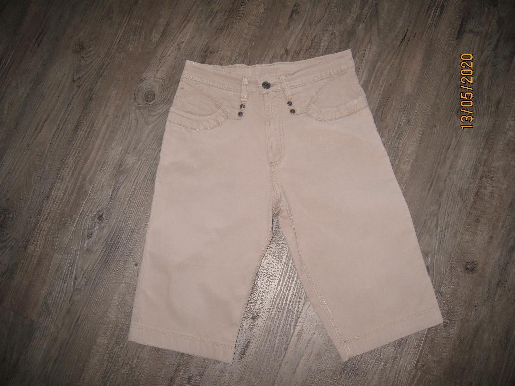 Gafair donkerbeige bermuda maat 34, Kort, Gafair, Beige, Ophalen of Verzenden