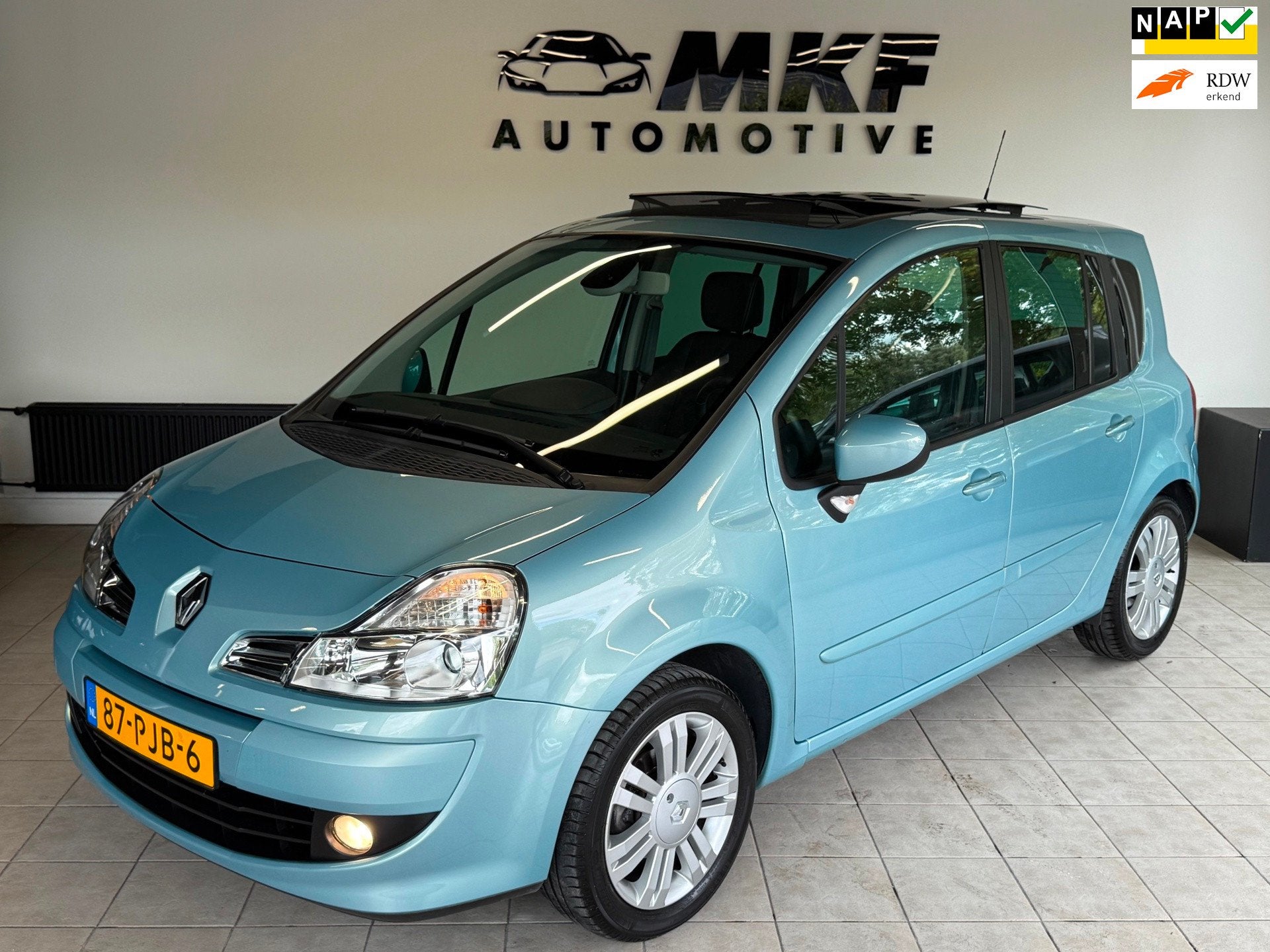 Renault Grand Modus 1.2 TCE Exception 2011 ECC|PANO|LEER|NAP, Auto's, Voorwielaandrijving, Euro 5, 101 pk, Gebruikt