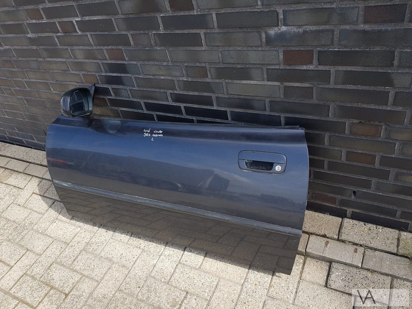 Peugeot 406 coupe 1997 - 2004 deur portier links Gris Cosmos, Auto-onderdelen, Carrosserie en Plaatwerk, Gebruikt, -, Deur, -