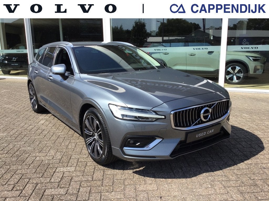 Volvo V60 2.0 T5 R-Design (bj 2019, automaat), Auto's, Volvo, 15 km/l, 4 cilinders, 1969 cc, Leder