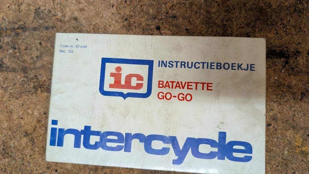 Batavette Go Go instructie boekje, Fietsen en Brommers, Handleidingen en Instructieboekjes, Ophalen of Verzenden