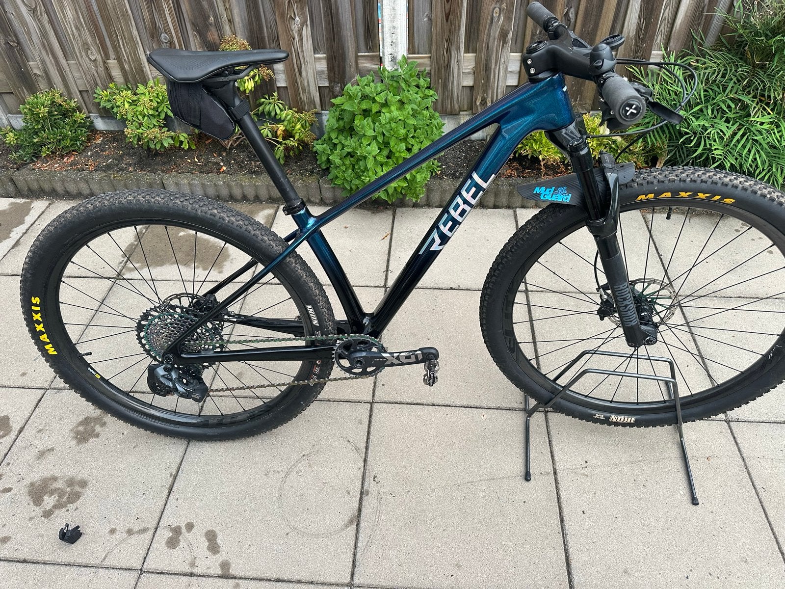 Rebel Bandit MTB SRAM GX AXS - Carbon velgen & cockpit. (S), Fietsen en Brommers, Fietsen | Mountainbikes en ATB, Gebruikt, Hardtail