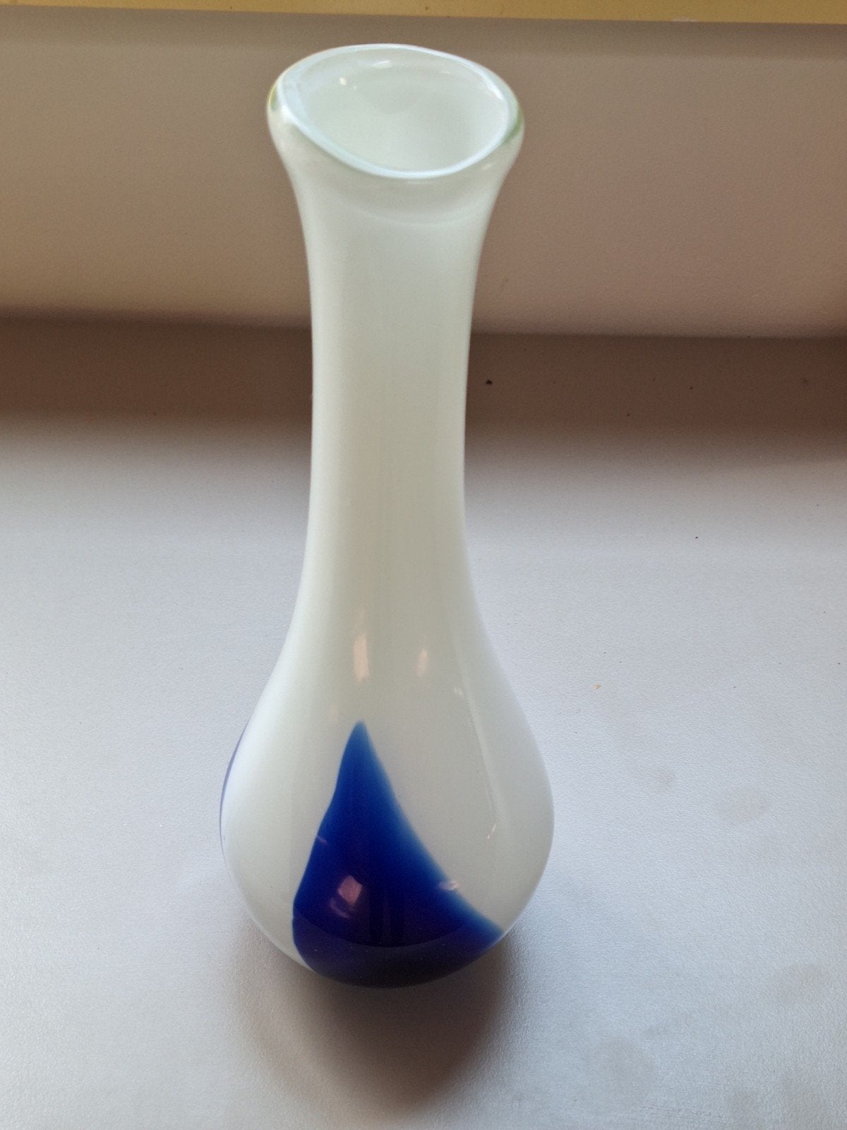 Floris Meydam-Serica Flesvaas-Leerdam-1953-Wit/Blauw, Ophalen