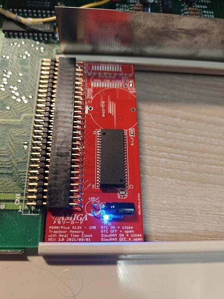 Vanaf €20, Half MB uitbreiding voor Amiga 500/500+ met RTC, Computers en Software, Vintage Computers, Verzenden