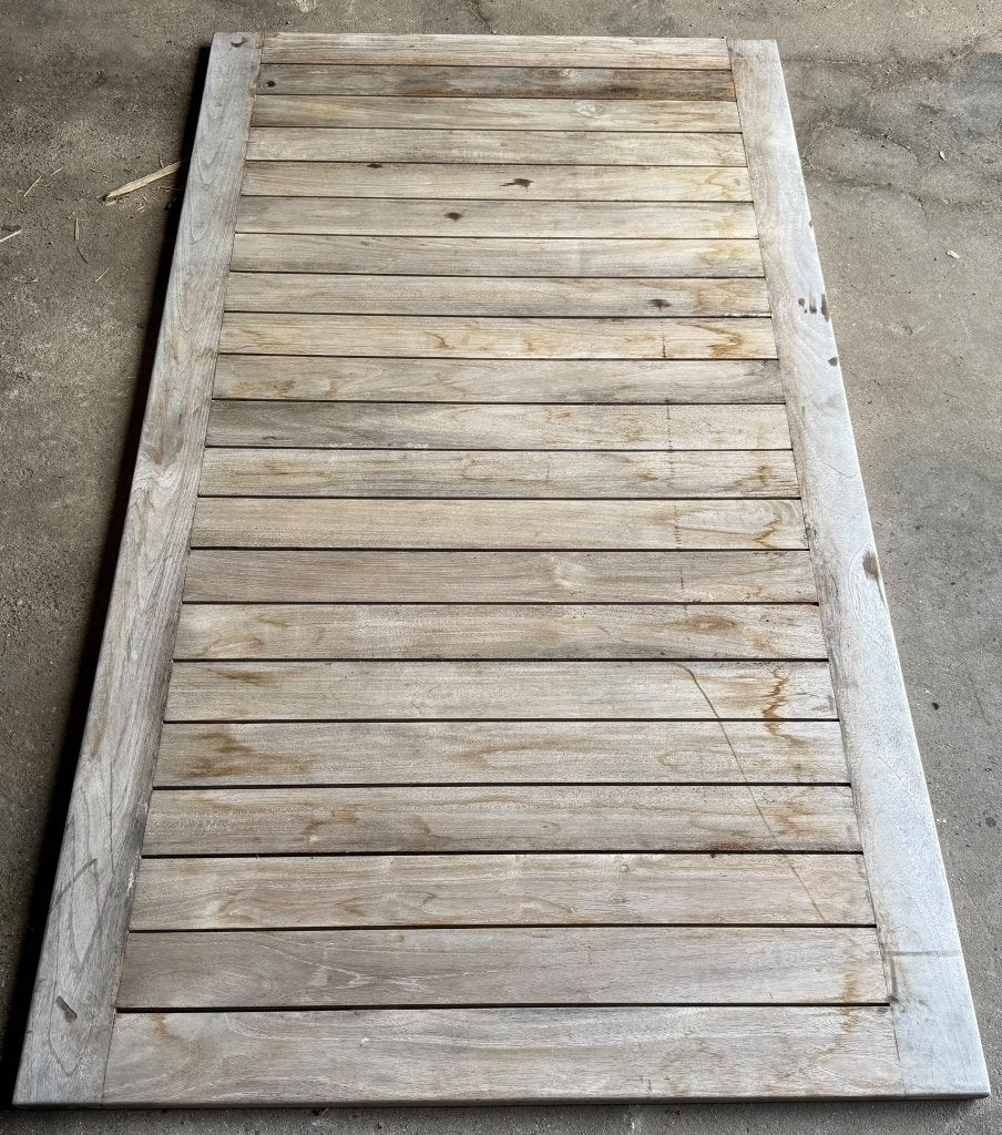 Teak tafelbladen 1.80m x 1m 2.5cm dik, Ophalen, Nieuw, 180 tot 250 cm, Overige typen