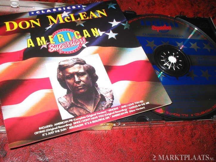 Don McLean - American Superstars -, Ophalen of Verzenden, Zo goed als nieuw