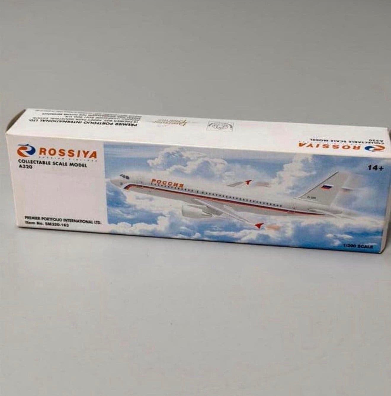 Rossiya Airlines Airbus A320 schaalmodel 1:200 – nieuw boxed, Overige merken, 1:144 tot 1:200, P, P