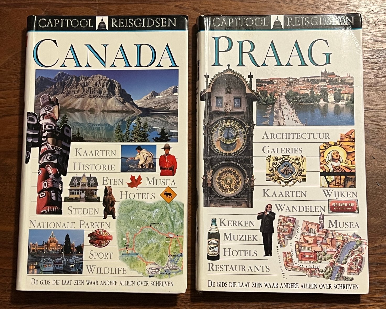 Capitool Canada en Praag, Gelezen, Capitool, Ophalen of Verzenden, Reisgids of -boek