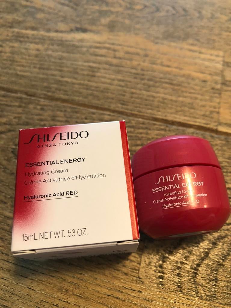 ShiSeido Essential Energy 15ml Hydrating cream., Ophalen, Nieuw, Gehele gezicht, Verzorging