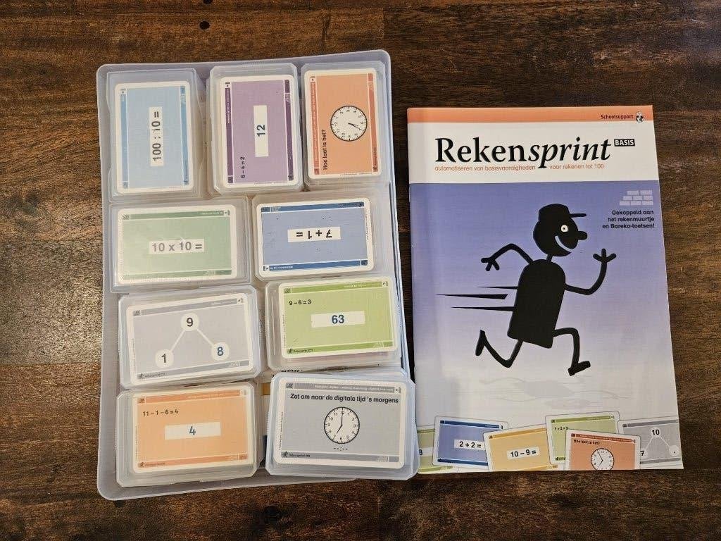 Rekensprint Basis tot 100, Overige vakken, Schoolsupport, Ophalen of Verzenden, Zo goed als nieuw
