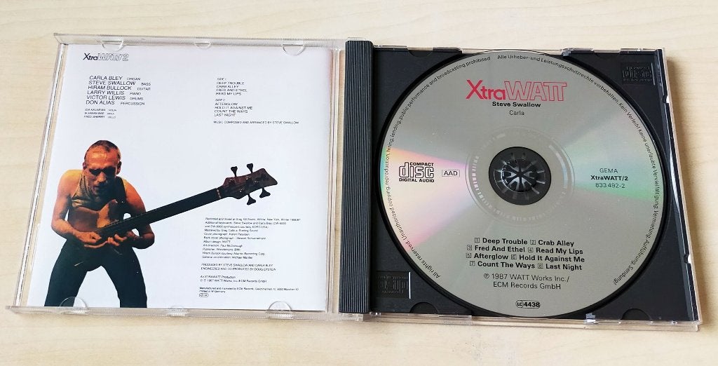 Steve Swallow - Carla CD 1987/200?, Ophalen of Verzenden, Zo goed als nieuw, Jazz