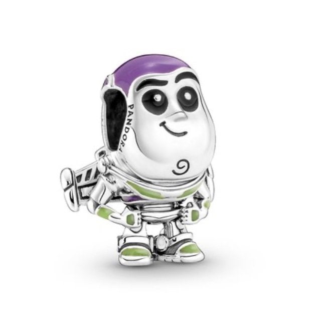 Pandora Disney Buzz Lightyear bedel, Verzenden, Nieuw, Zilver, Pandora