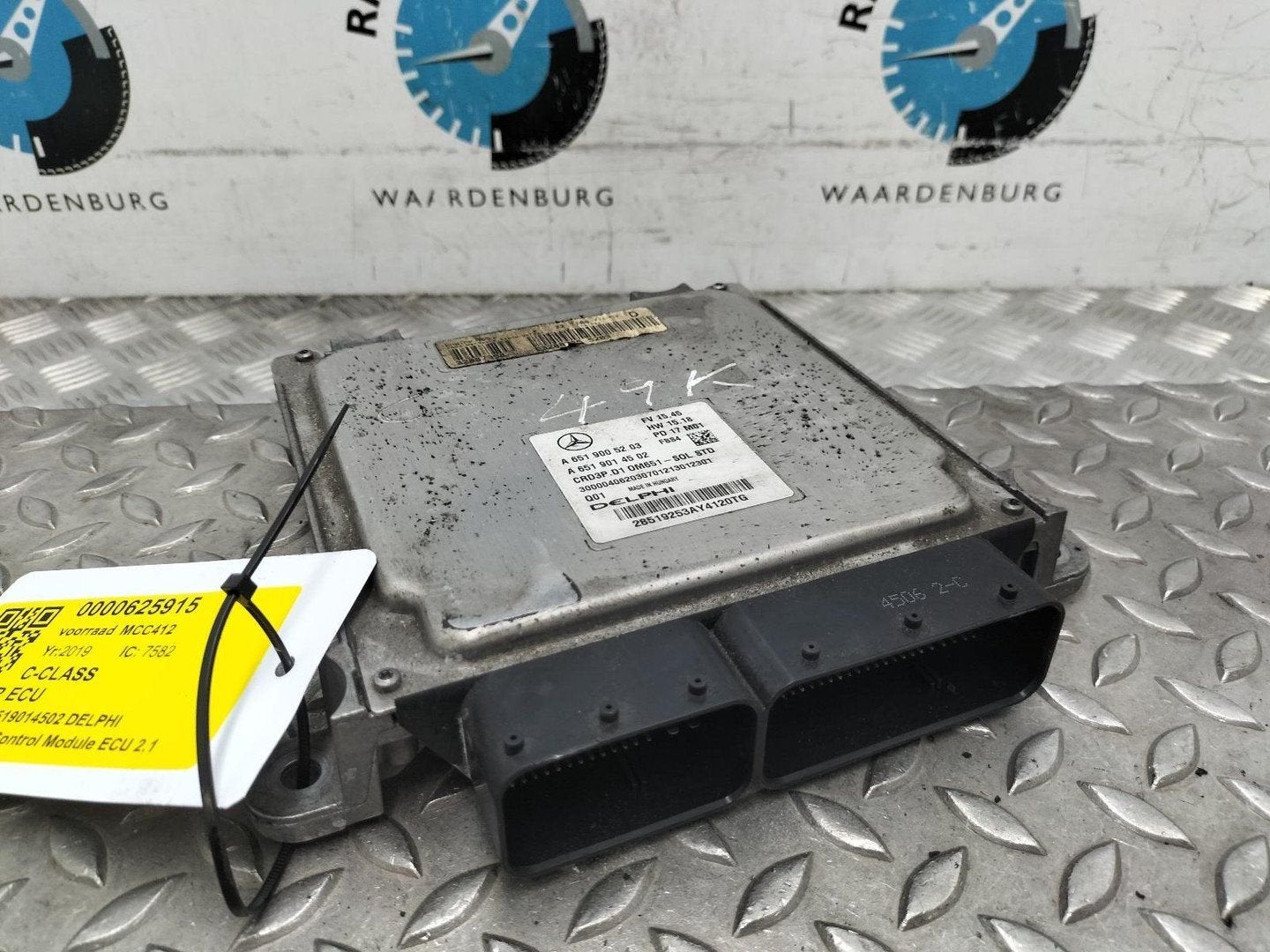MERCEDES C-CLASS COMPUTER ECU 6519014502 2019, Auto-onderdelen, Ophalen of Verzenden, Gebruikt, ARN erkend