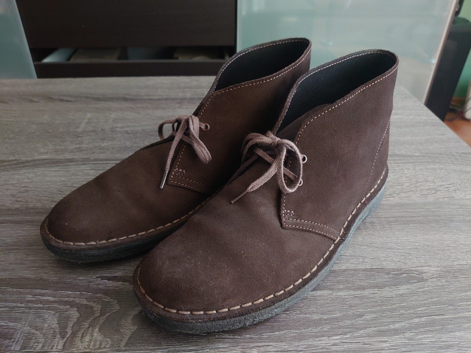 Clarks Desert Boots. Maat 44. Nieuwstaat., Bruin, Verzenden, Veterschoenen, Nieuw