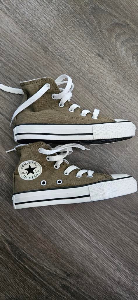 Nieuwe Converse All Star schoentjes maat 28 olijfgroen, Converse, Jongen of Meisje, Schoenen, Nieuw