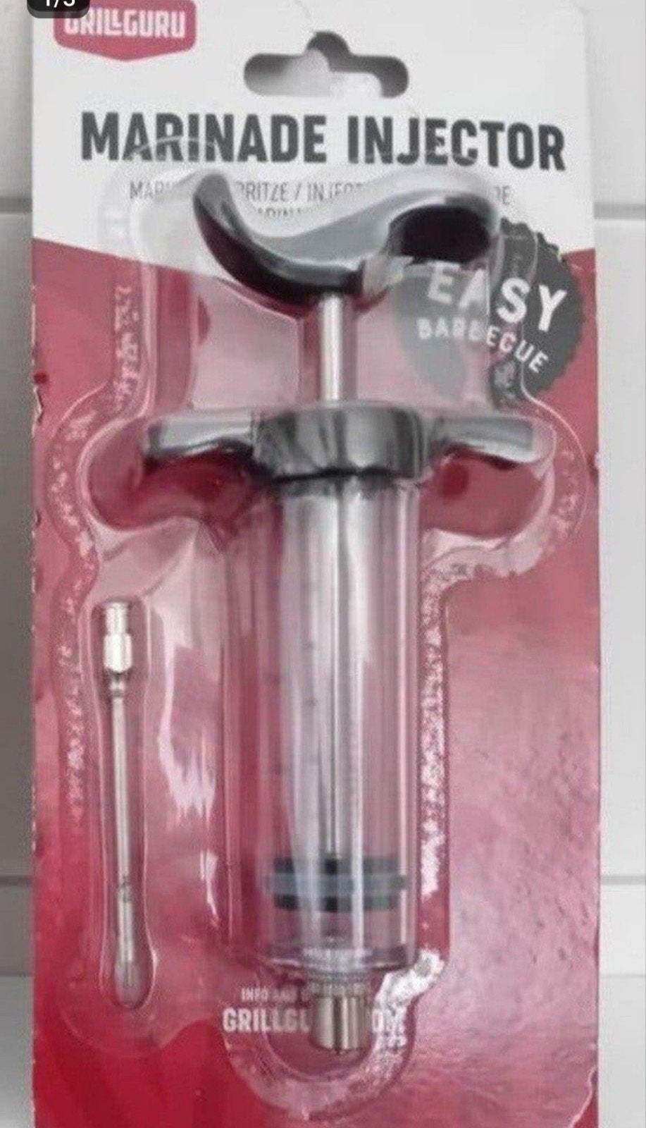 Grill Curu Marinade Injector Spuit Voor BBQ. Nieuw, Ophalen, Nieuw