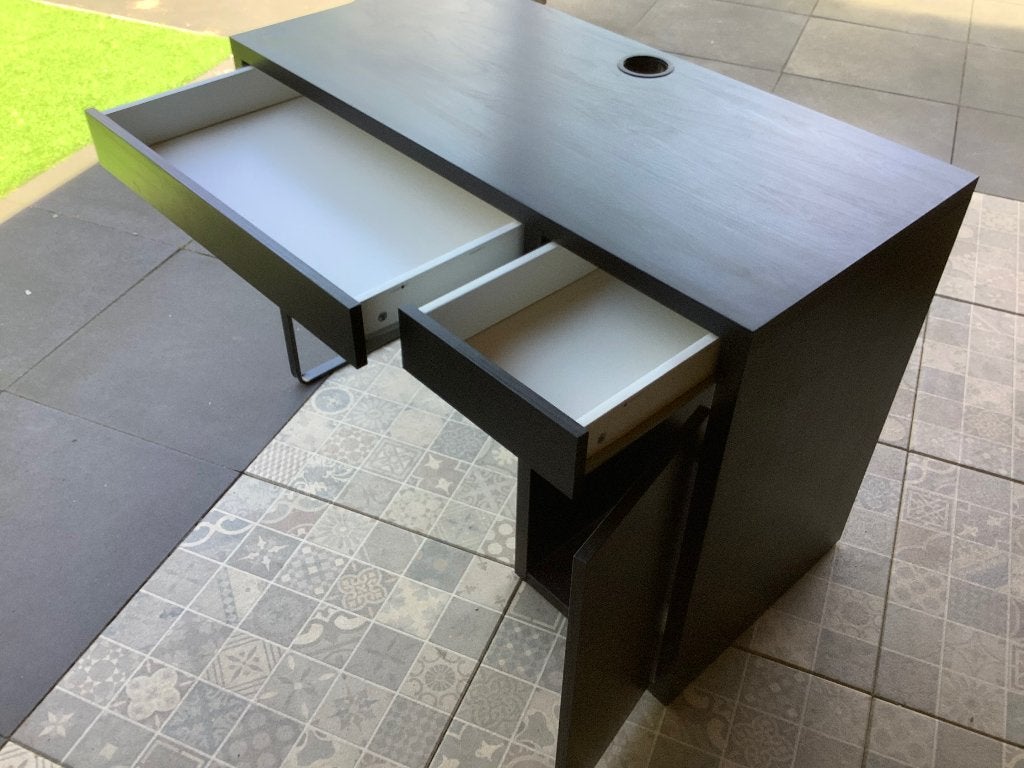 Bureau Micke Ikea, Huis en Inrichting, Bureaus, Ophalen, 105 cm, Gebruikt, Hout