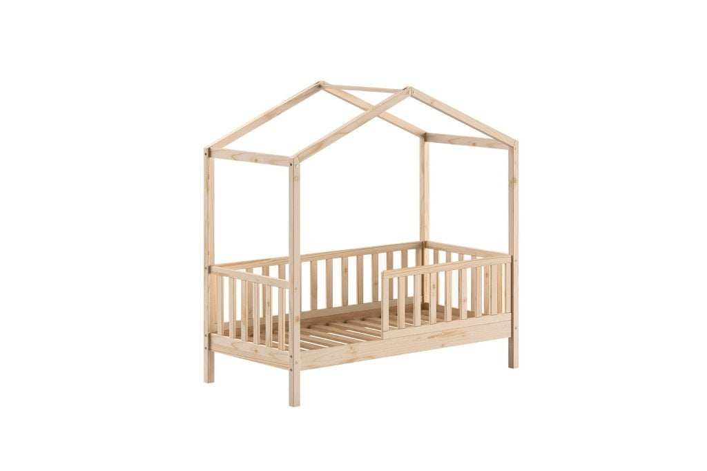 Dallas peuterbed huisbed - 70x140 - Naturel, Niet ingevuld, Niet ingevuld, Niet ingevuld