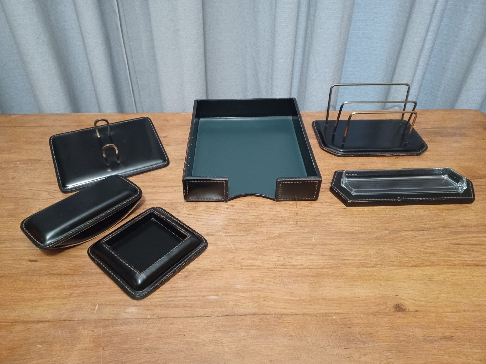 Vintage Jacques Adnet design bureauset, Antiek en Kunst, Ophalen of Verzenden