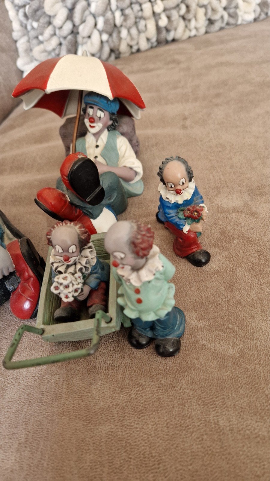 Verzameling van 6 gilde clown beeldjes, Ophalen of Verzenden, Zo goed als nieuw