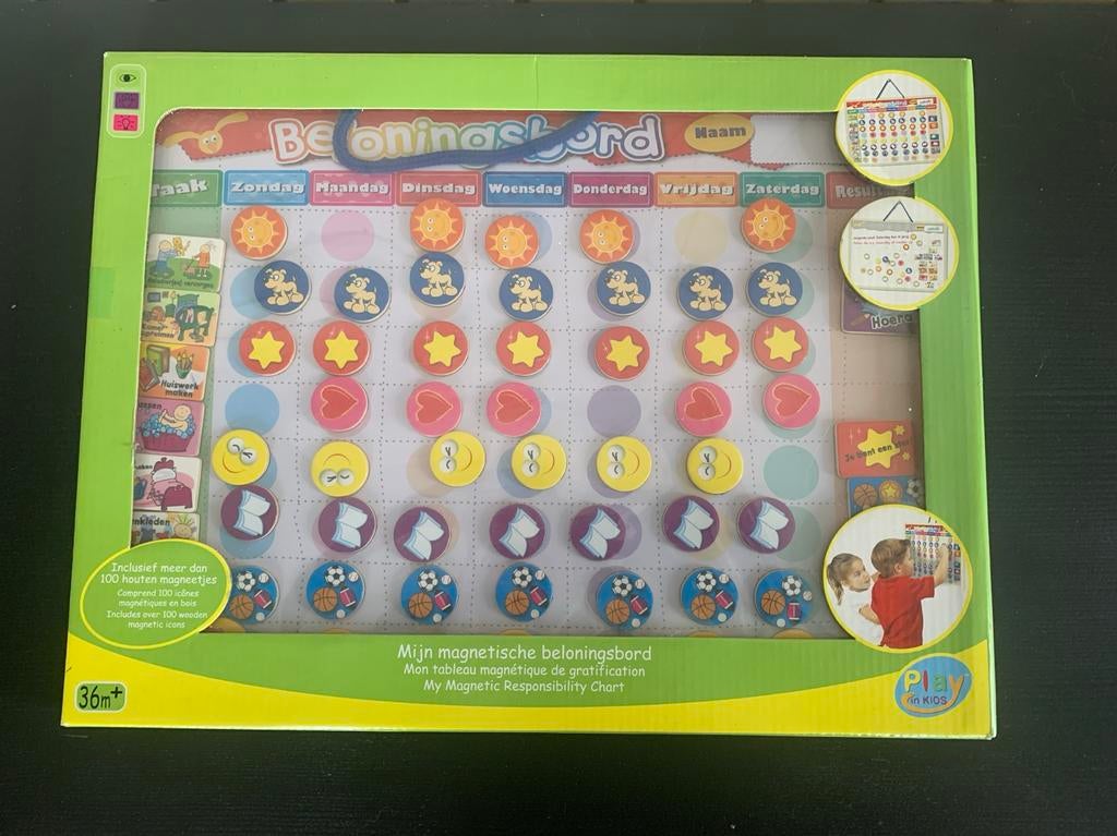 8 keer Mijn Magnetische Beloningsbord - 100+ Magneetjes, Ophalen, Nieuw, Ontdekken