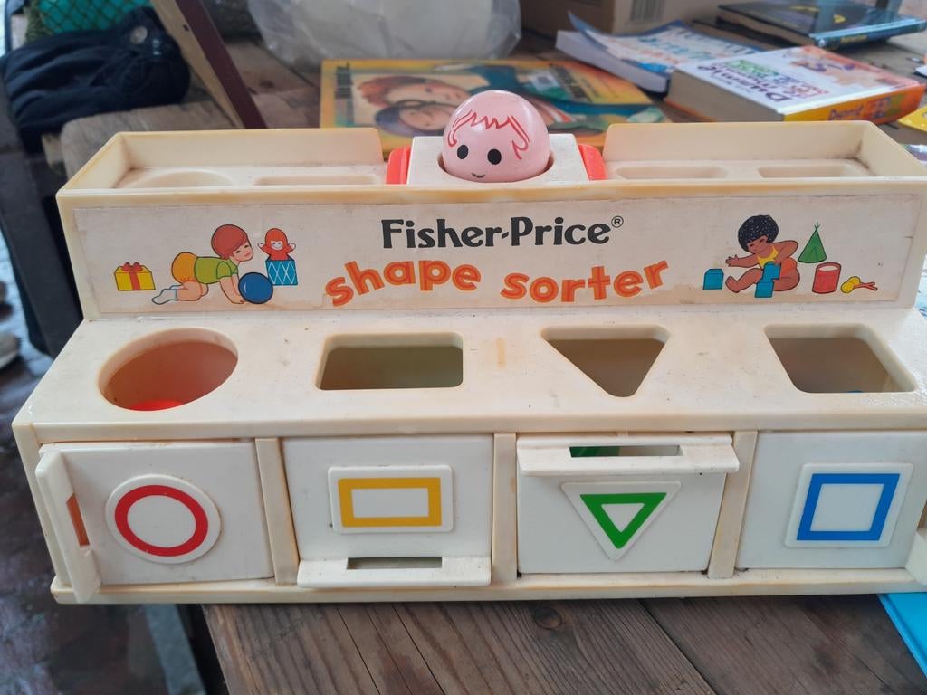 Vintage Fisher-Price Shape Sorter Speelgoed, Kinderen en Baby's, Speelgoed | Fisher-Price, Ophalen of Verzenden, Gebruikt, Speelset