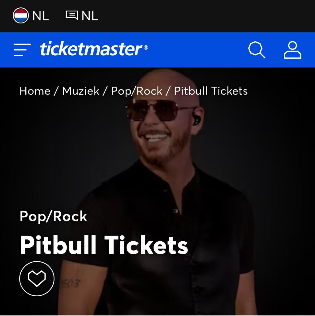 2 tickets pitbull 15 juli, Tickets en Kaartjes, Twee personen, Juli