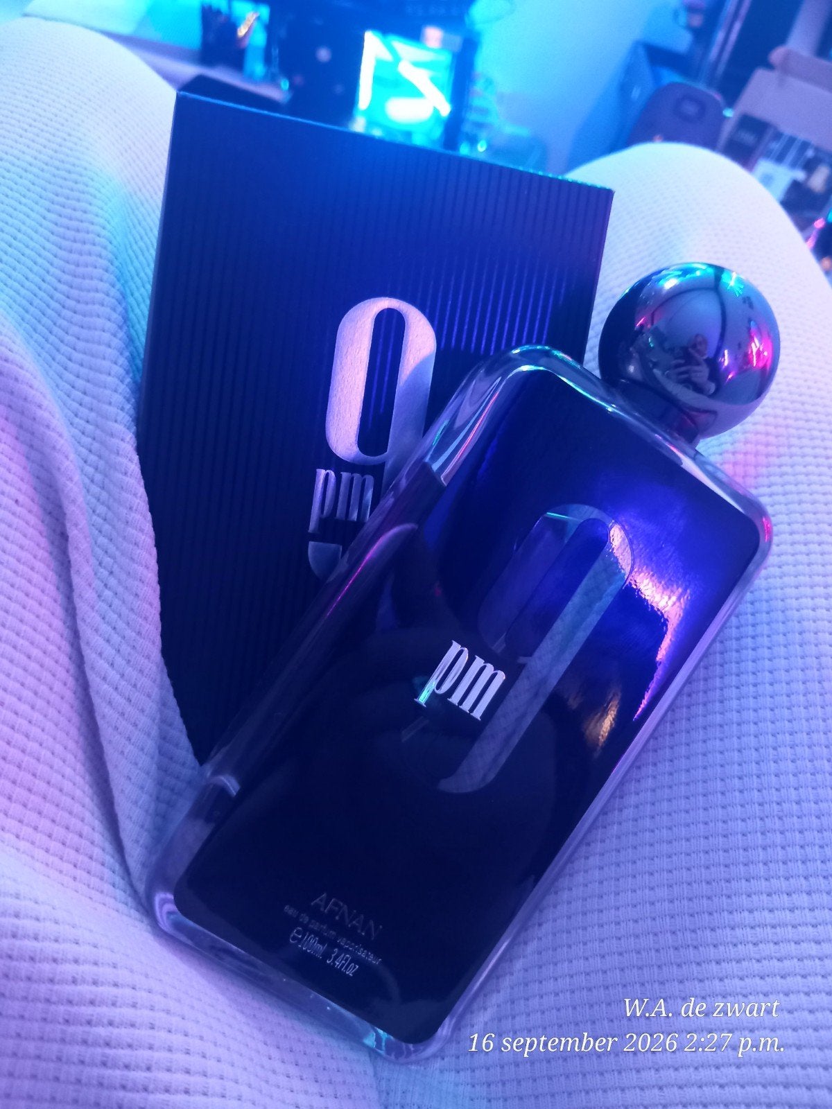 Afnan 9 PM Eau de Parfum 100ml - Zo goed als nieuw, Ophalen of Verzenden, Zo goed als nieuw