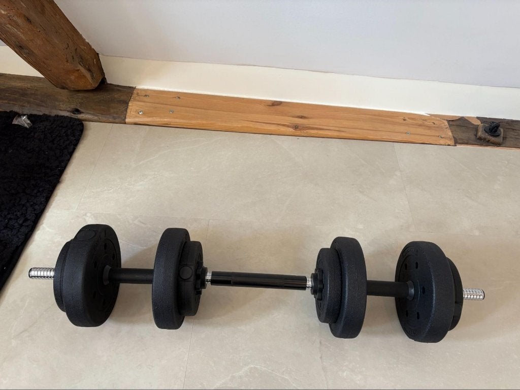 Songmics Dumbbell Set, Sport en Fitness, Fitnessmaterialen, Ophalen, Zo goed als nieuw, Rug, Dumbbell
