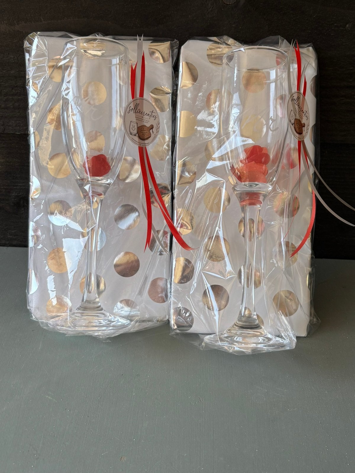 Mr&Mr champagneglazen!, Ophalen of Verzenden, Nieuw, Feestartikel, Geboorte of Huwelijk