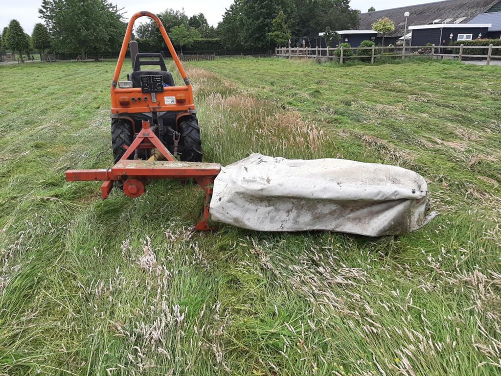 Kuhn schijvenmaaier 1,20 m, Ophalen, Gebruikt