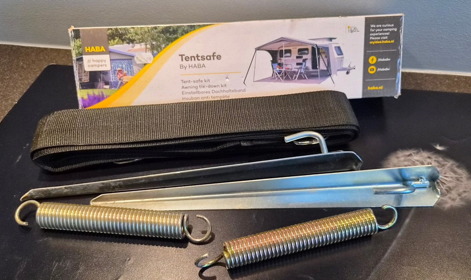 HABA Tentsafe stormbanden set voor luifel/voortent, Ophalen of Verzenden, Zo goed als nieuw