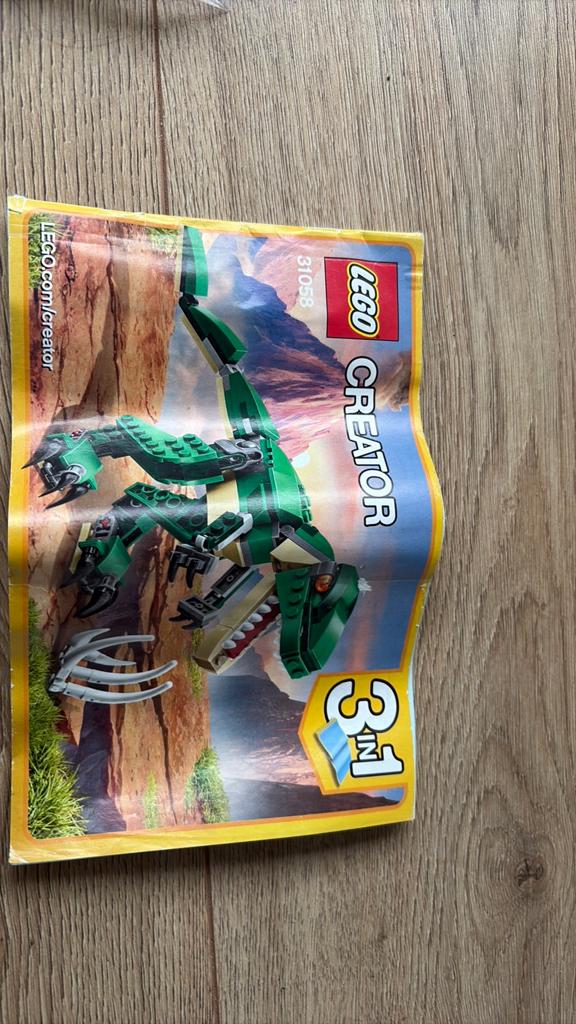 Lego dino set, Jurassic World, Verzenden, Lego, Zo goed als nieuw