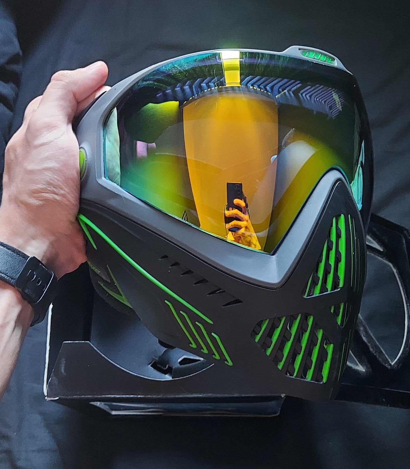 Dye i5 Green Emerald Mask Paintball/Airsoft - Gebruikt, Ophalen of Verzenden, Gebruikt