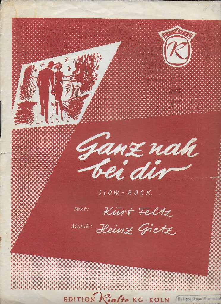 B60 bladmuziek ganz nah bei dir ---- slow rock, Ophalen of Verzenden, Gebruikt, Artiest of Componist, Klassiek