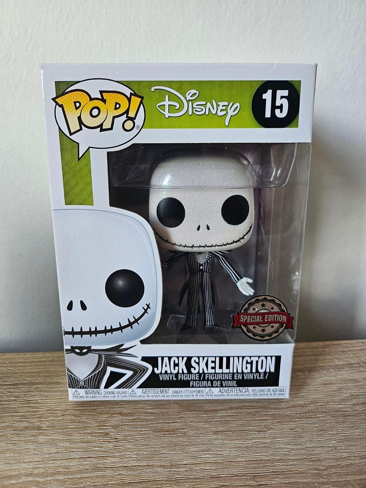 Nieuw: Diamond Jack Skellington 15 + gratis protector, Verzenden, Nieuw