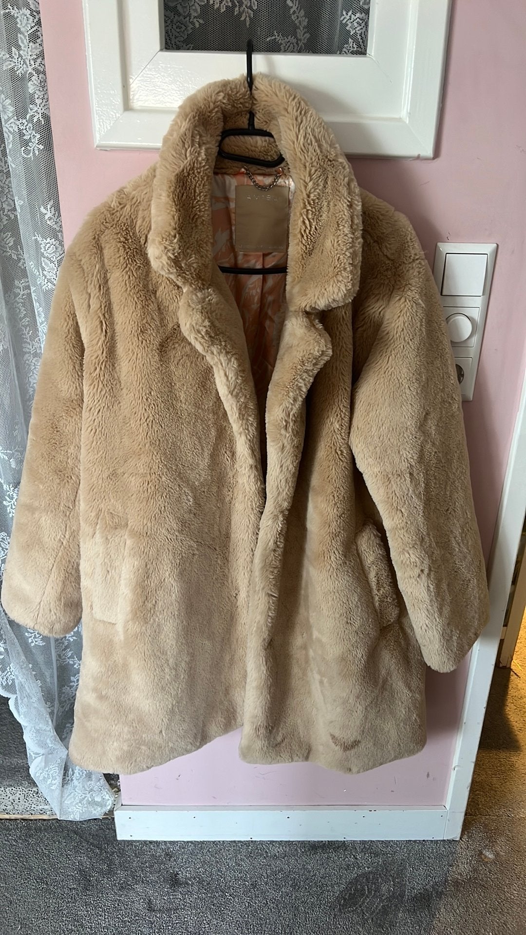 Bontjas - fake fur maat 42, Ophalen of Verzenden, Zo goed als nieuw, Maat 42/44 (L)