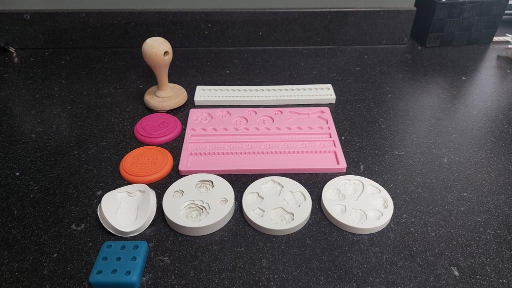 Professionele set taartdecoratie materialen, Ophalen of Verzenden, Zo goed als nieuw, Taarten of Cupcakes, Versiering