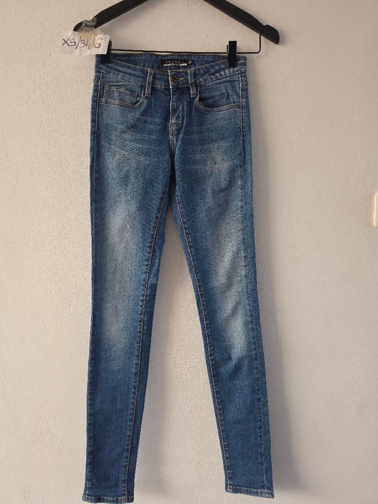 Costes skinny jeans maat XS/34, Blauw, Ophalen of Verzenden, Zo goed als nieuw, W27 (confectie 34) of kleiner