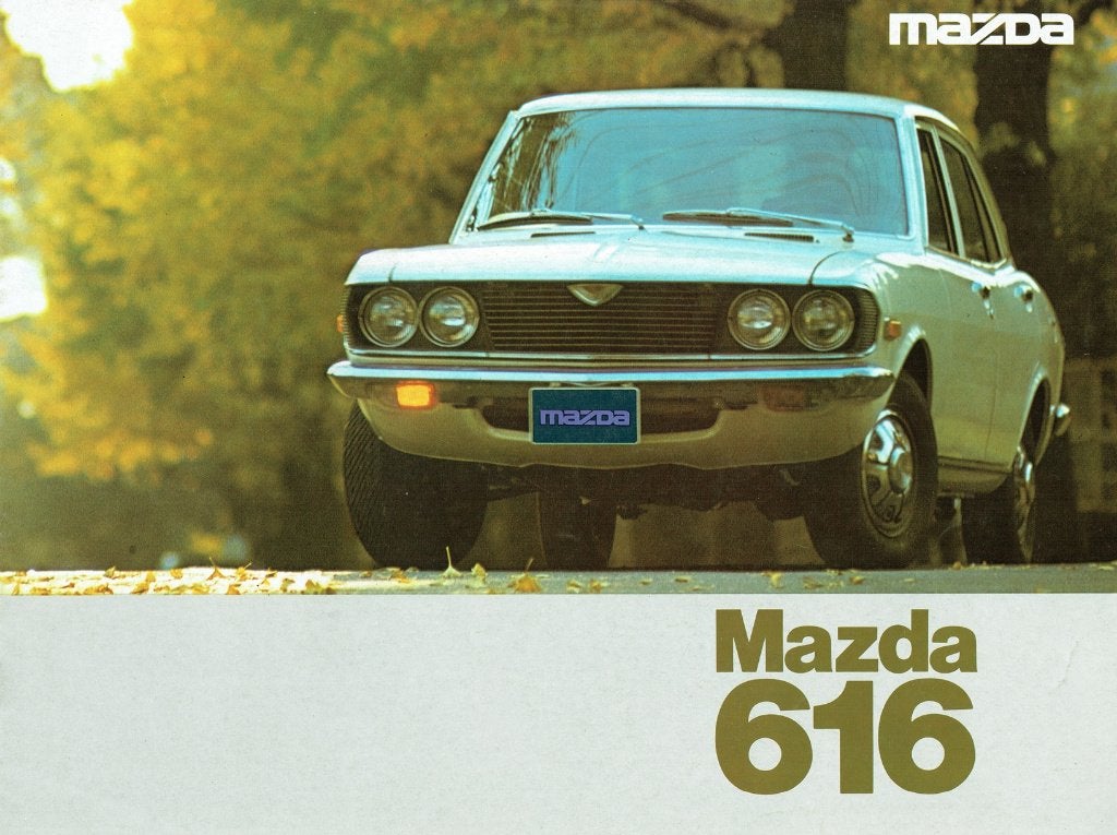 Folder Mazda 616 (1977), Boeken, Auto's | Folders en Tijdschriften, Verzenden, Gelezen, Mazda